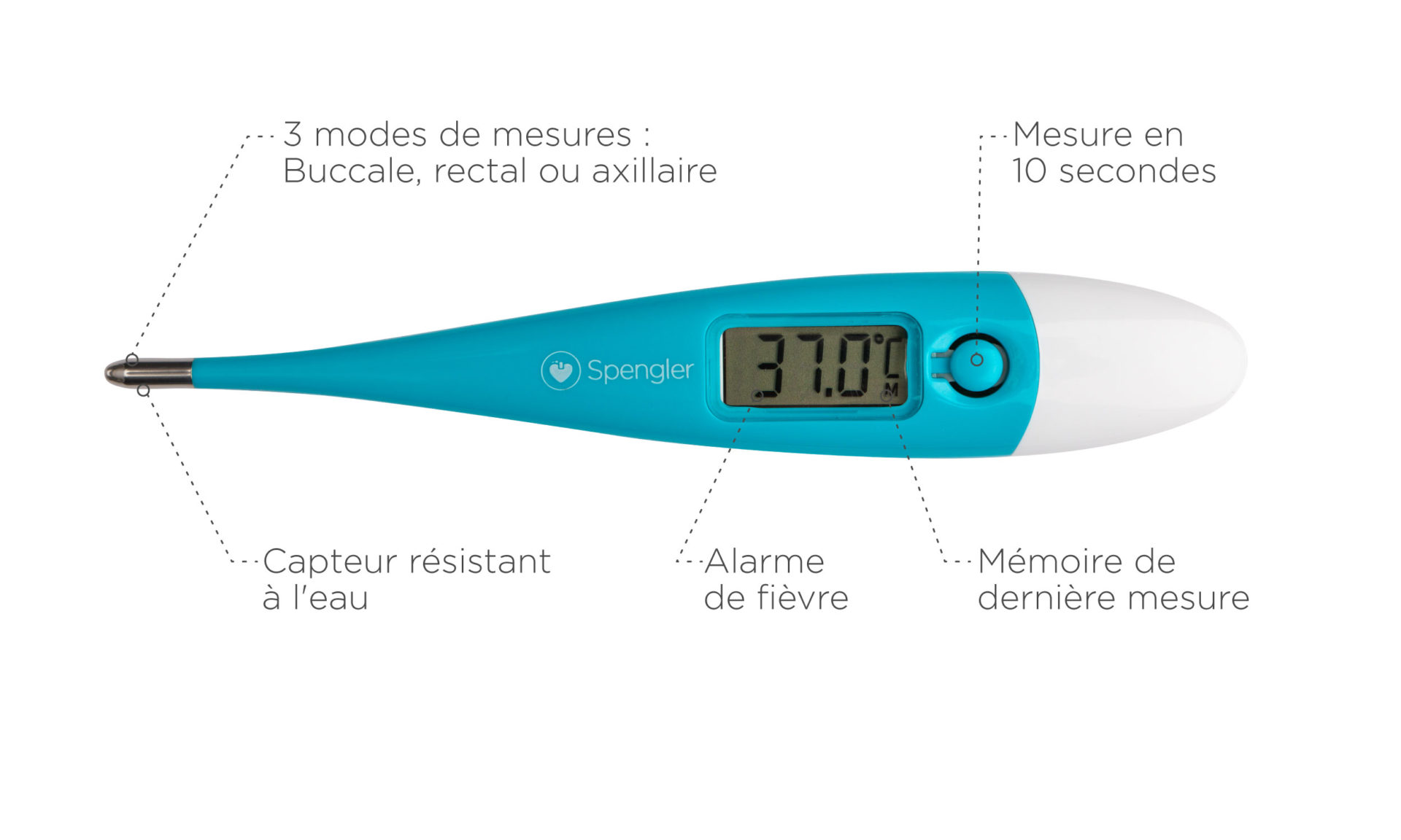 Thermomètre rectal Tempo 10