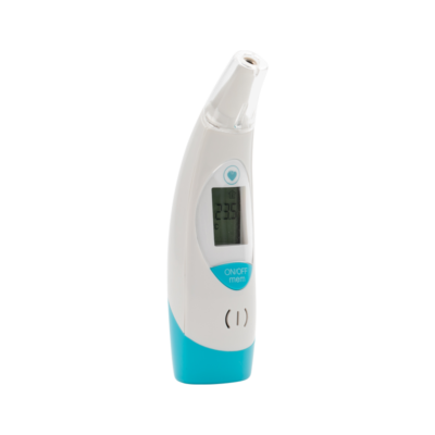 Thermomètre Frontal Et Auriculaire Tempo Duo Spengler - Infrarouge, écran Rétroéclairé, 10 Mémoires