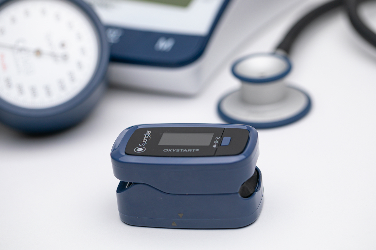 oxymetre spengler Oxystart myrtille